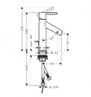 AXOR HANSGROHE STARCK LAVABO 100